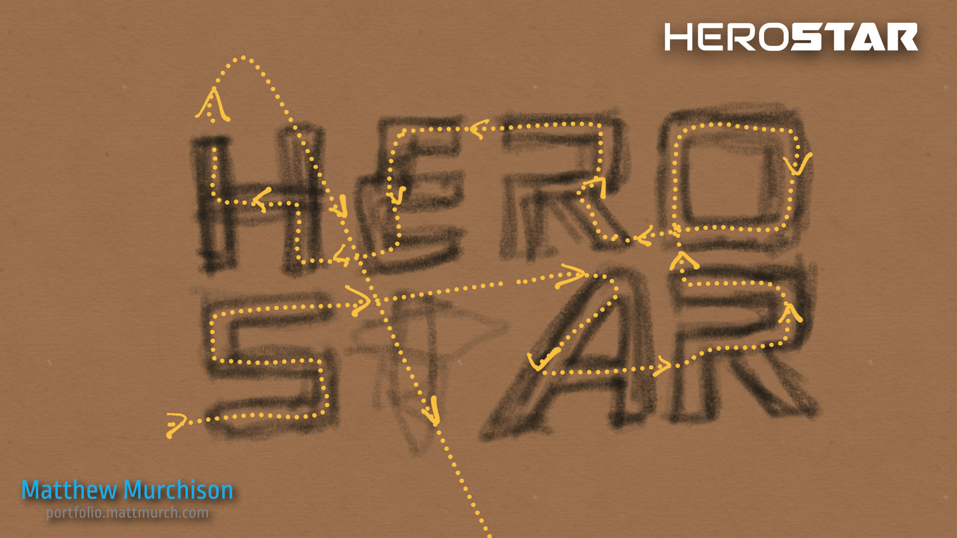 The flight path for the fighter to travel to explore the entire logo and all the biomes/themes.