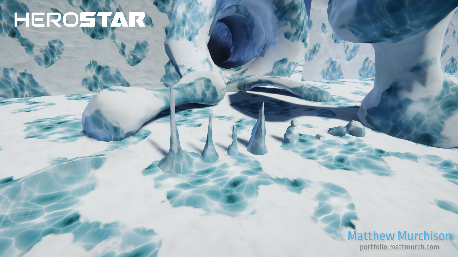 The Ice Kit lit and shaded in unity.