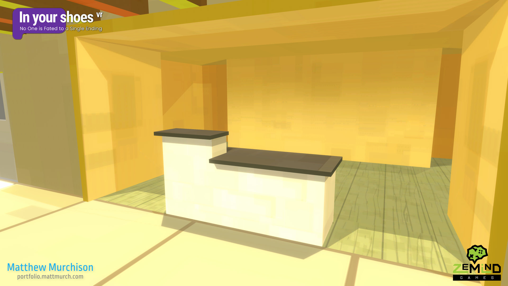 The school's office front desk.