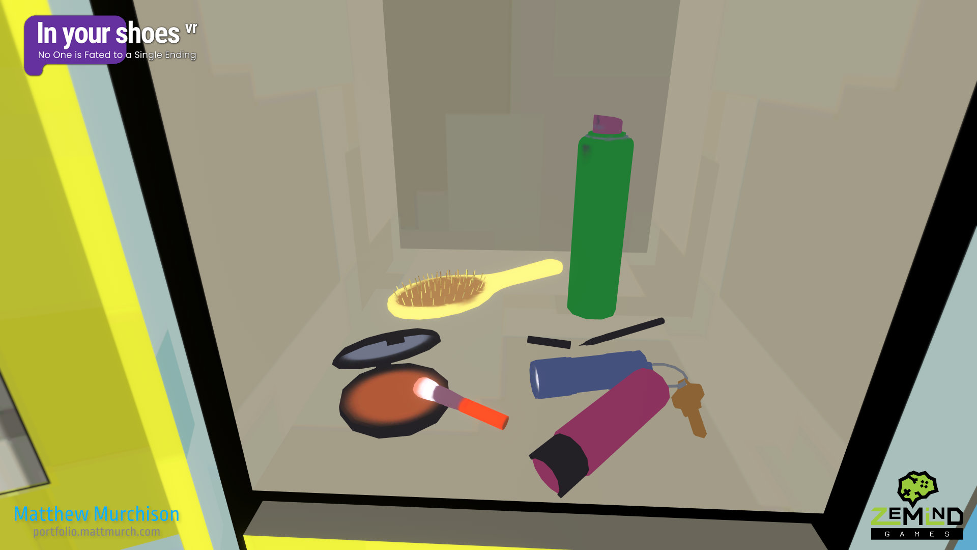 The interactive assets for the Locker room environment.