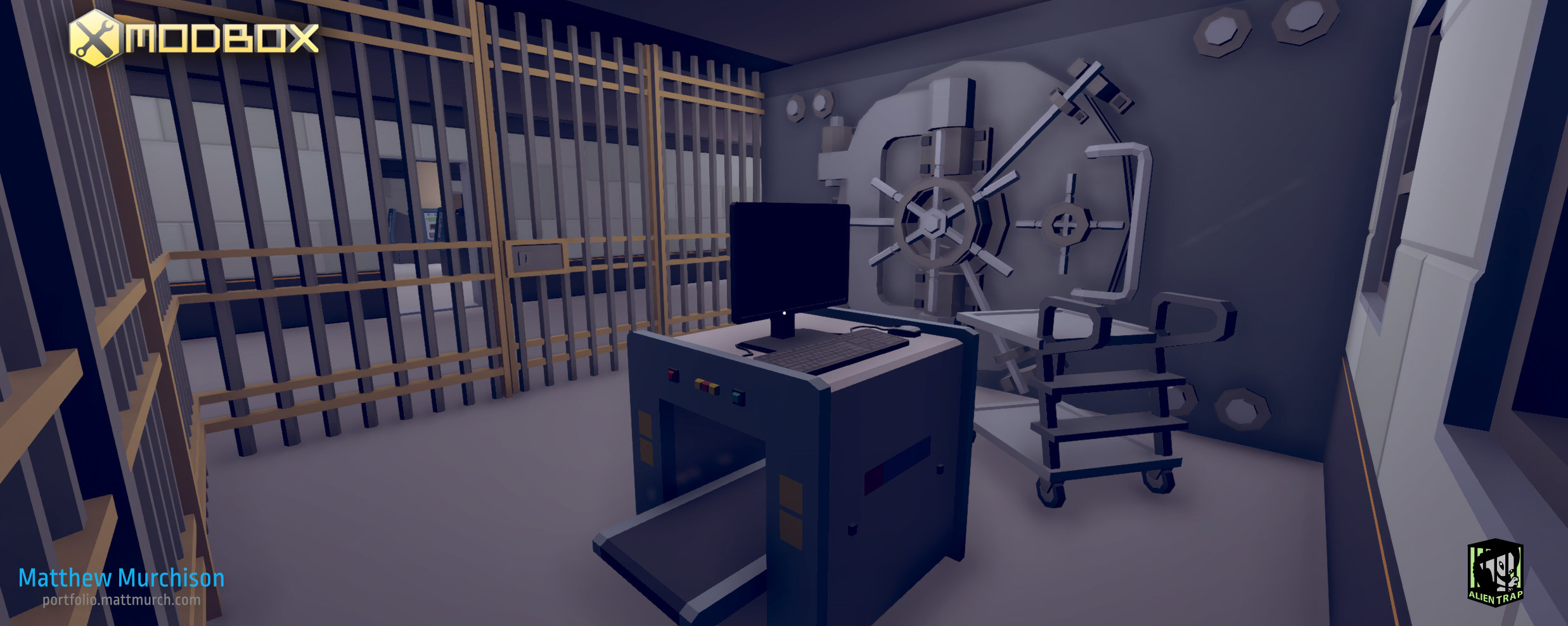 The door to the vault.