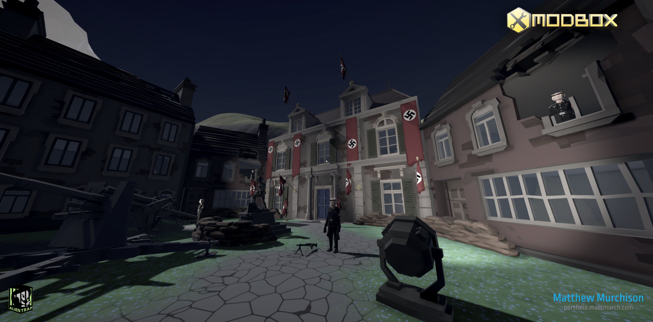 The HQ/Command Center, your final confrontation in the level.