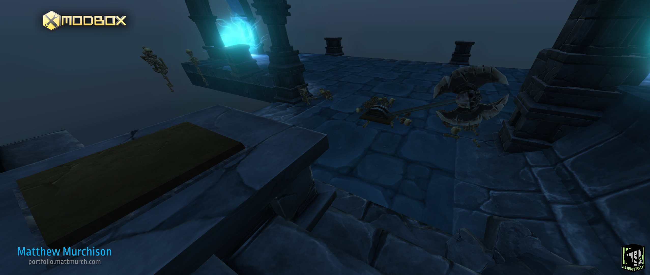 The traps are activated by levers and pressure switches that have a timed cutoff.