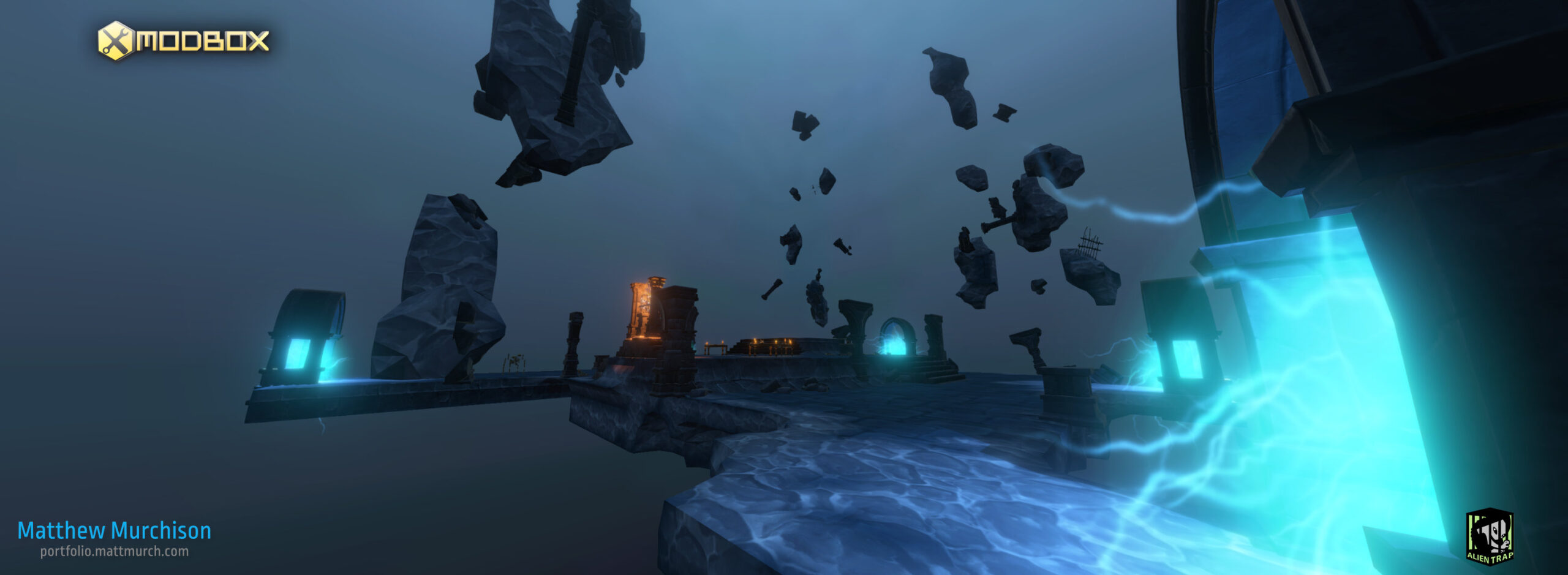 The enemy hoards arrive by portal.