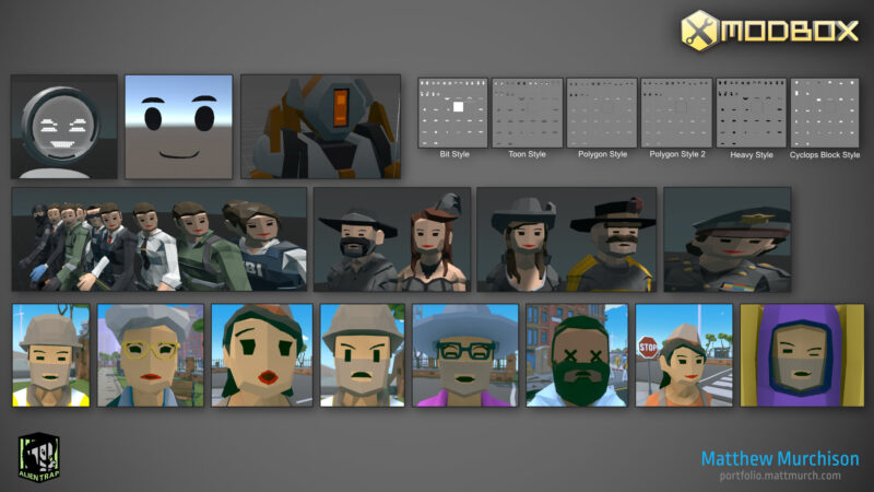 Variety Mod Faces Modbox: Facial Animation System – Matt Murch: 3D Art