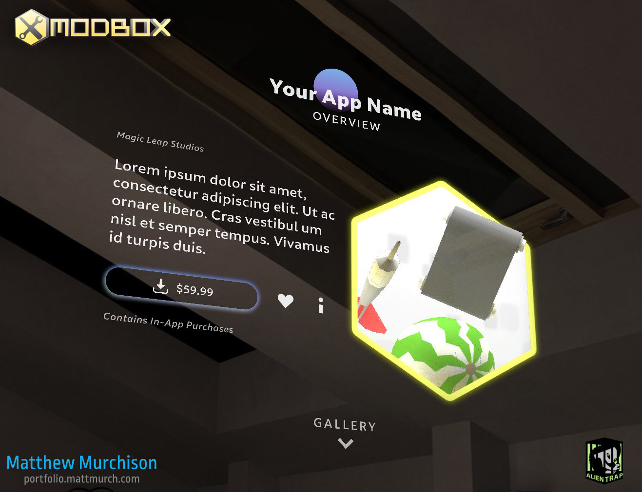 A version of our Magic Leap World store page.