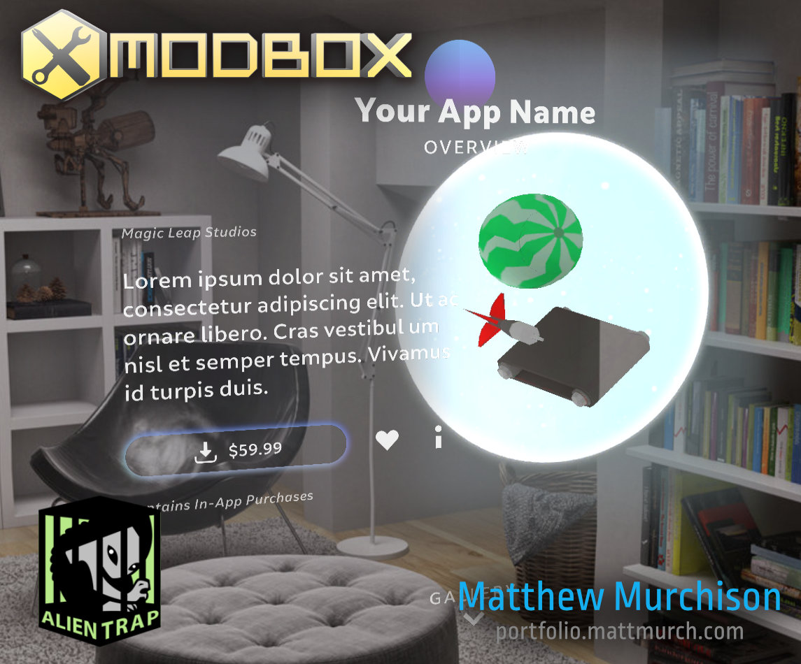 A version of our Magic Leap World store page.