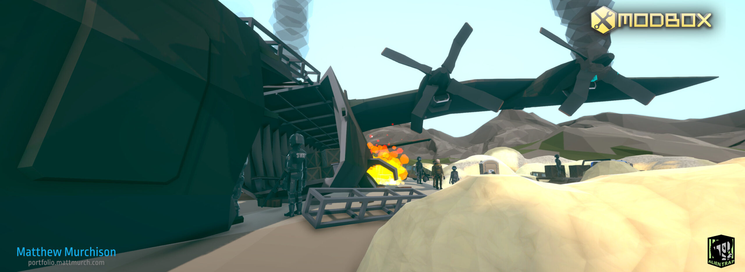 The crash tore a massive hole in the side of the plain.