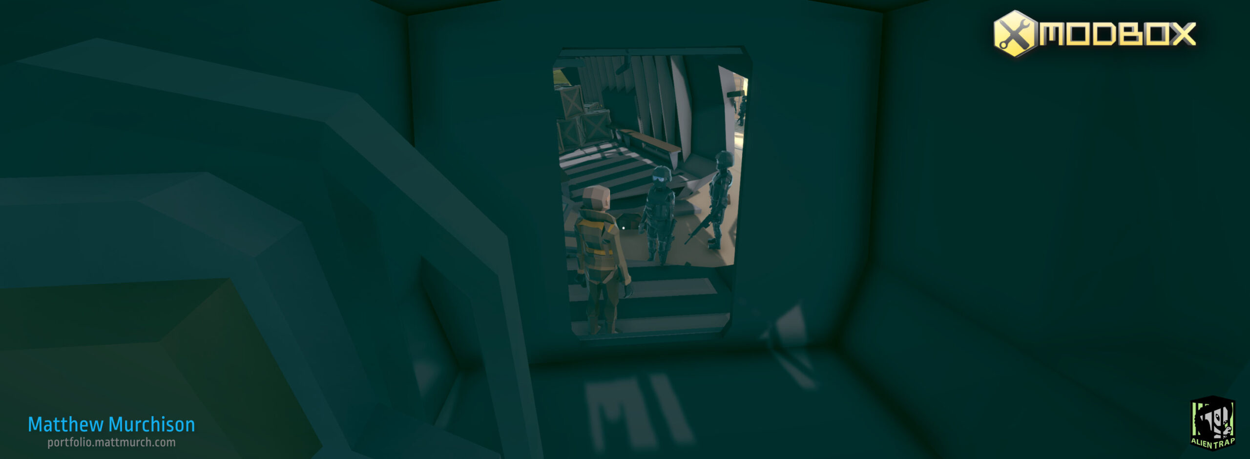 The pilot has a standoff with the soldiers.
