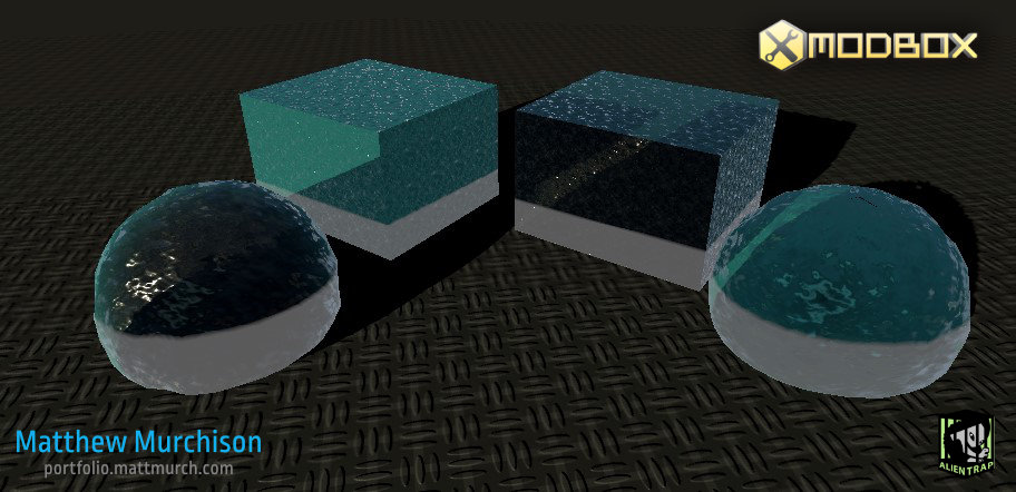 The upgraded URP water shader.