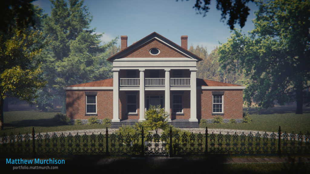 Rendered Mansion by Matthew Murchison