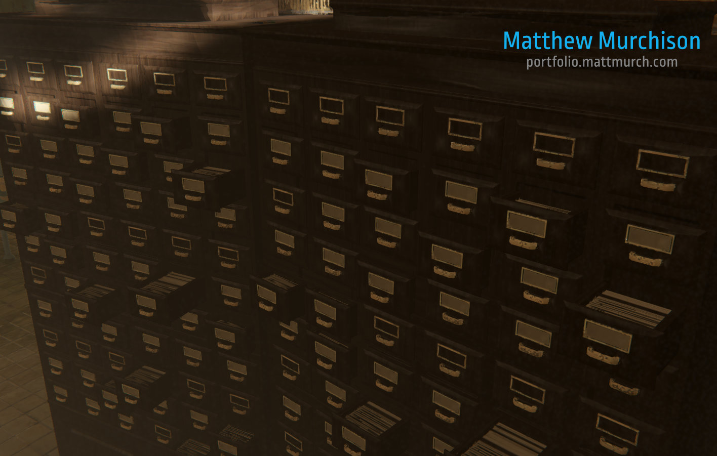 Cabinets full of index cards recording the unholy discoveries being made.