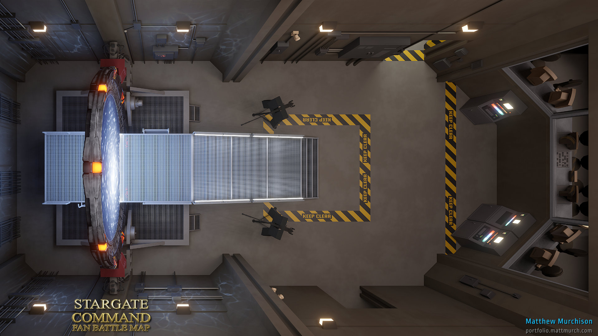 The raw stargate Battlemap, designed to balance player metrics and canonical details.