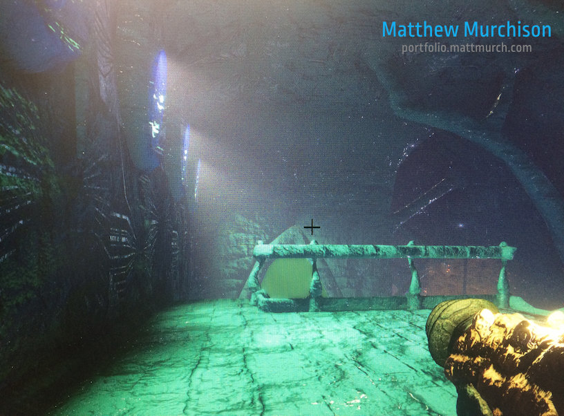 Using volumetricsto add depth to a pizzle room.