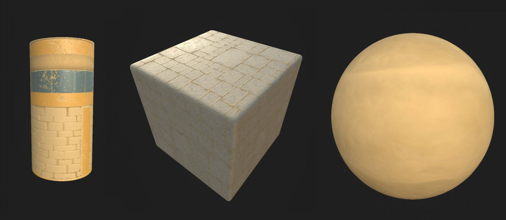 Some of the textures I created for the Labyrinth.