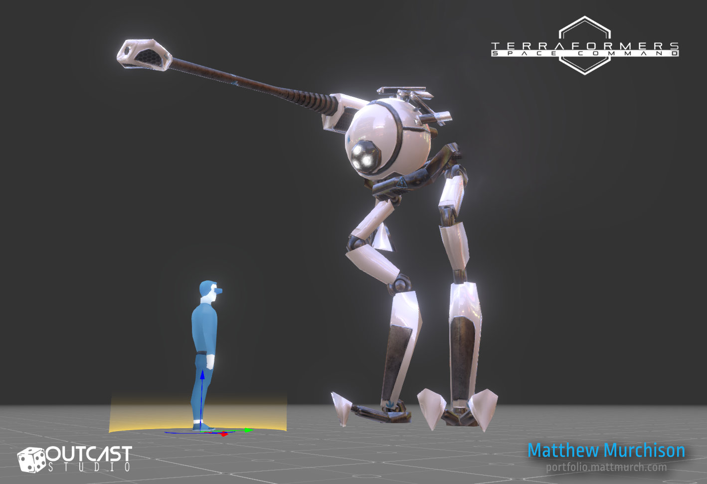 The bot compared to an average human.
