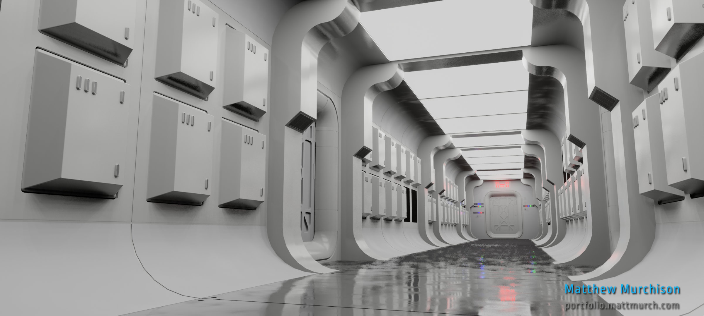 The full Tantive IV hallway form a new hope, screen accurate.