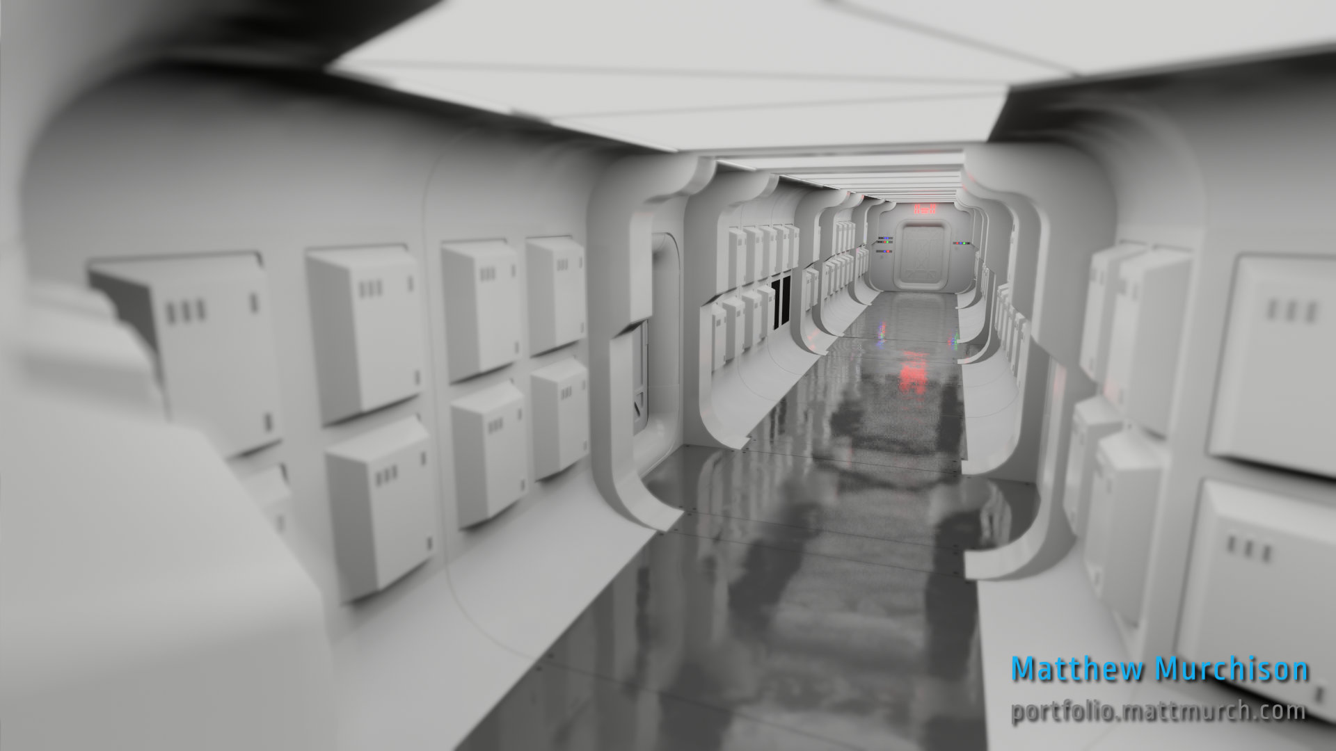 Complete Tantive IV airlock hallway.
