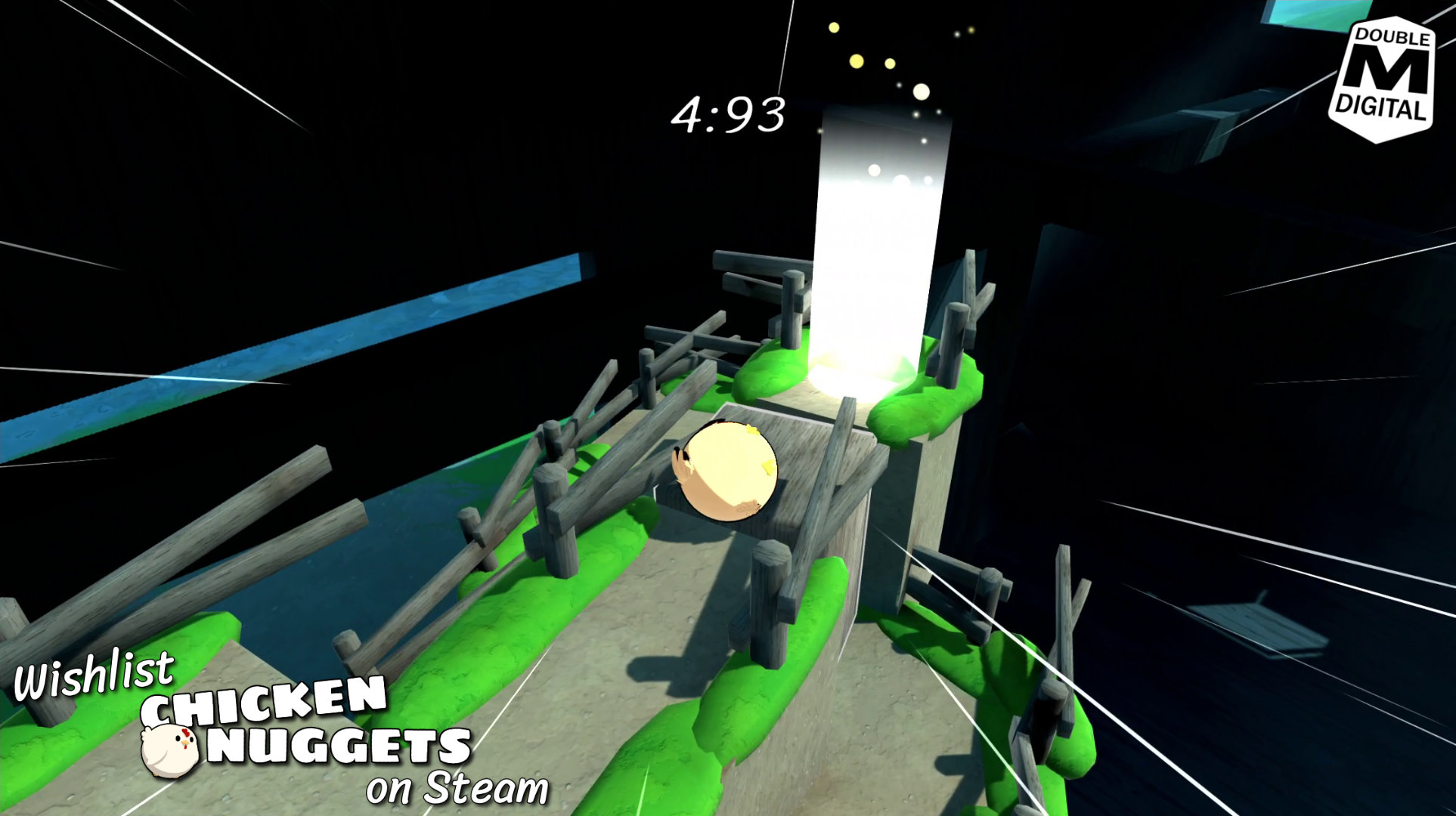 Screenshot from the Chickens Nuggets demo.