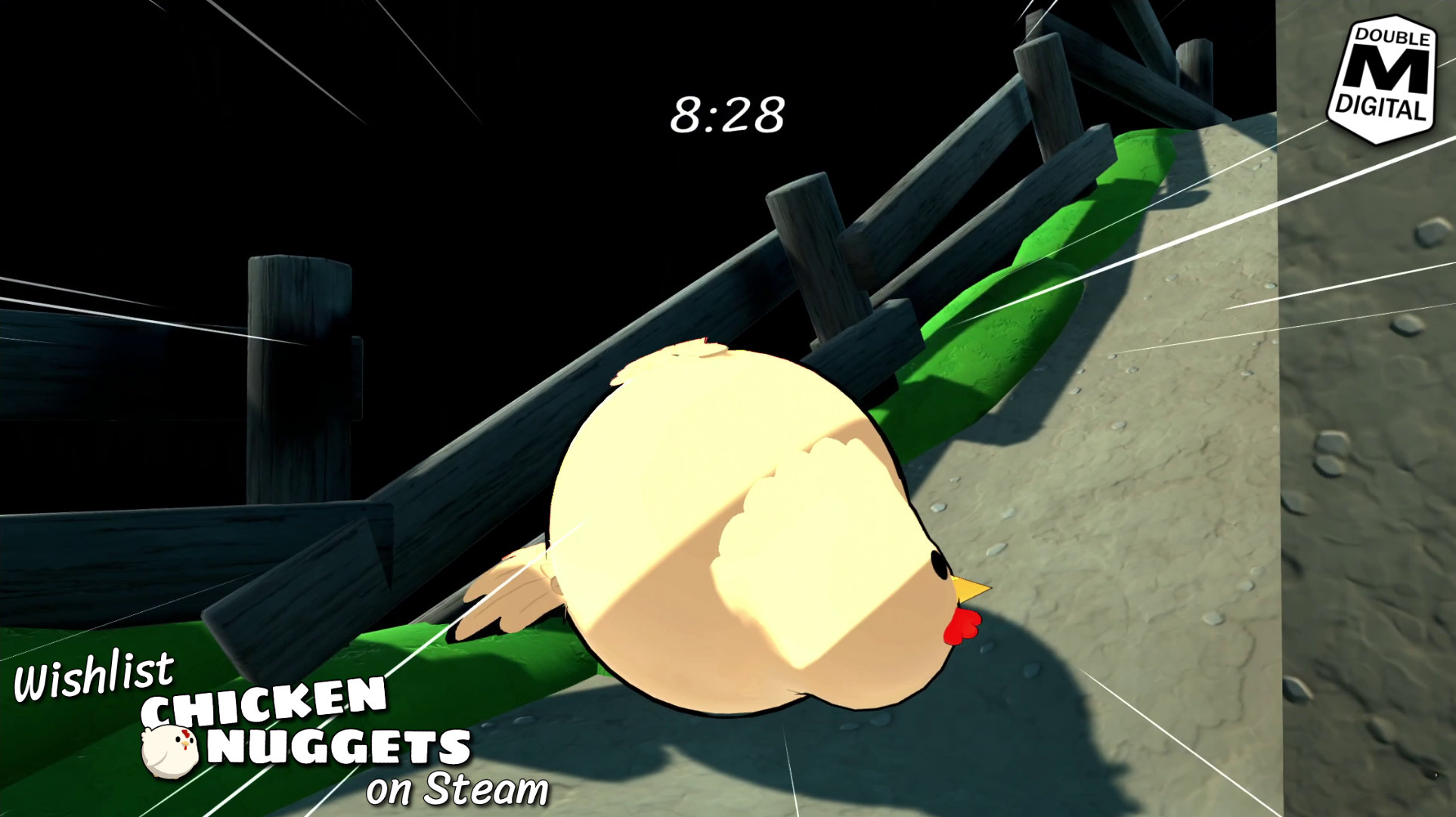 Screenshot from the Chickens Nuggets demo.