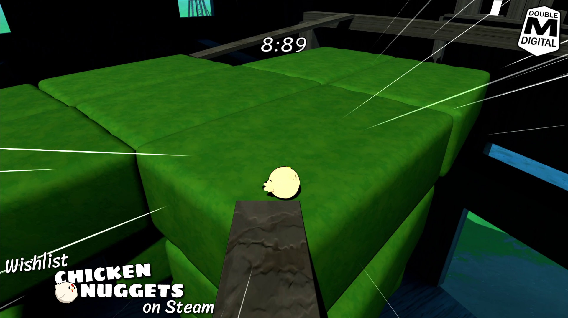 Screenshot from the Chickens Nuggets demo.