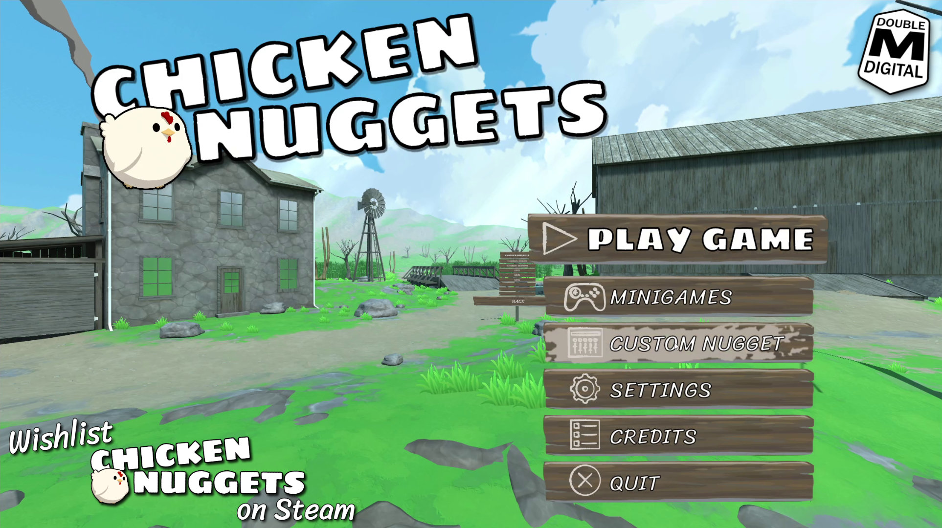 Screenshot from the Chickens Nuggets demo.