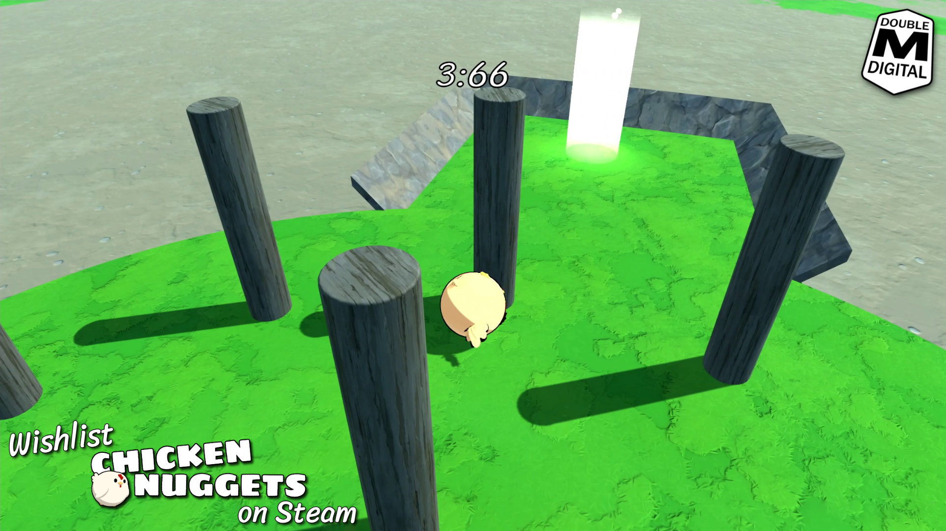 Screenshot from the Chickens Nuggets demo.