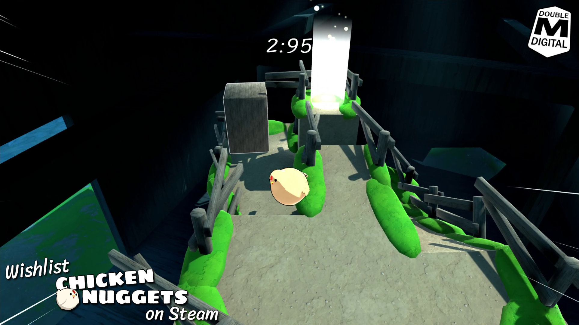 Screenshot from the Chickens Nuggets demo.