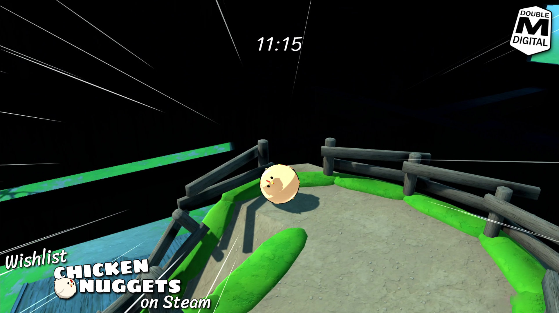 Screenshot from the Chickens Nuggets demo.