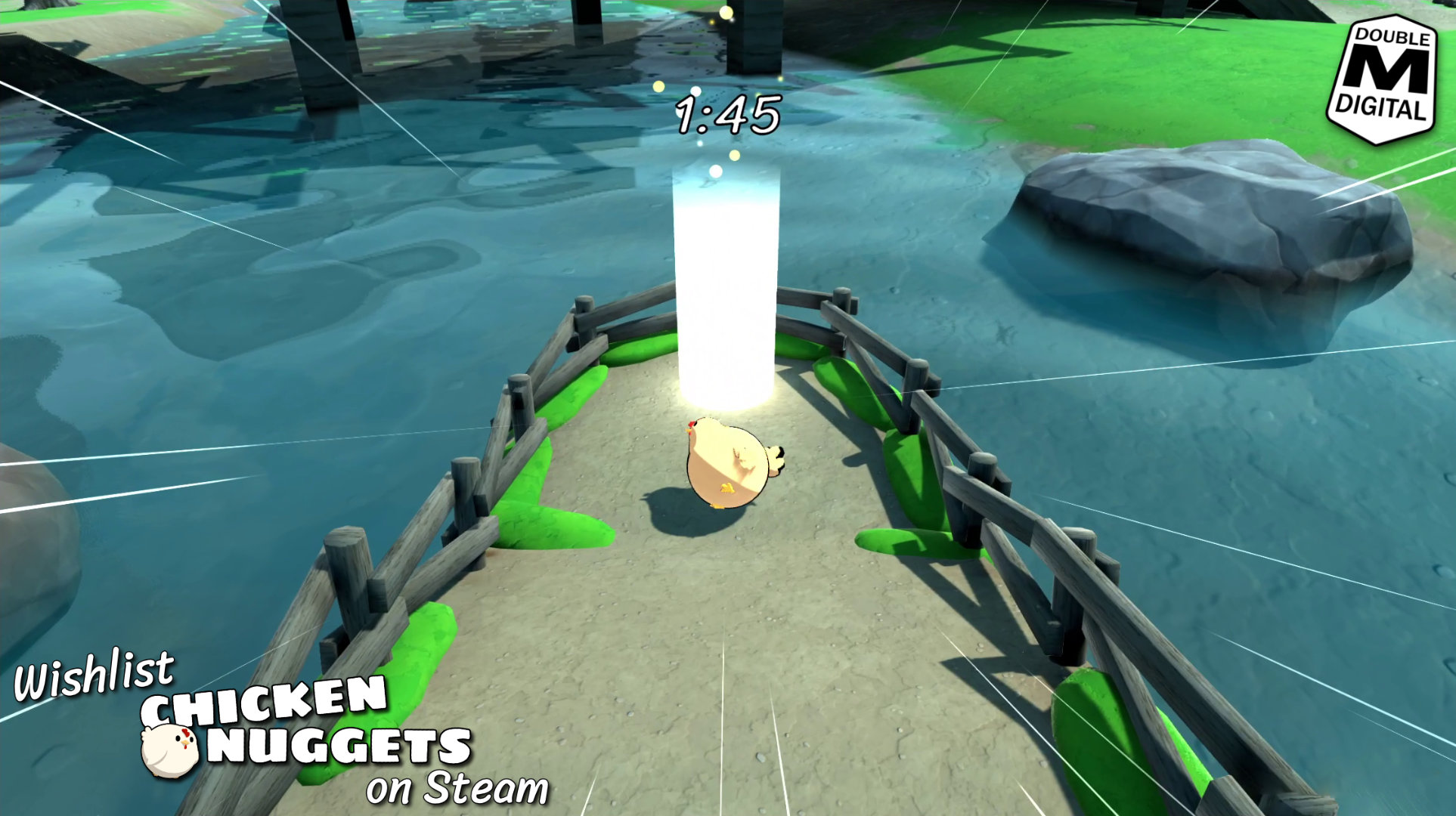 Screenshot from the Chickens Nuggets demo.