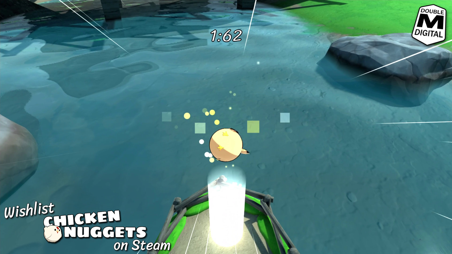 Screenshot from the Chickens Nuggets demo.