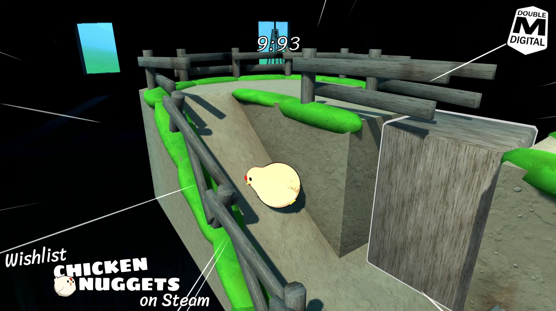 Screenshot from the Chickens Nuggets demo.