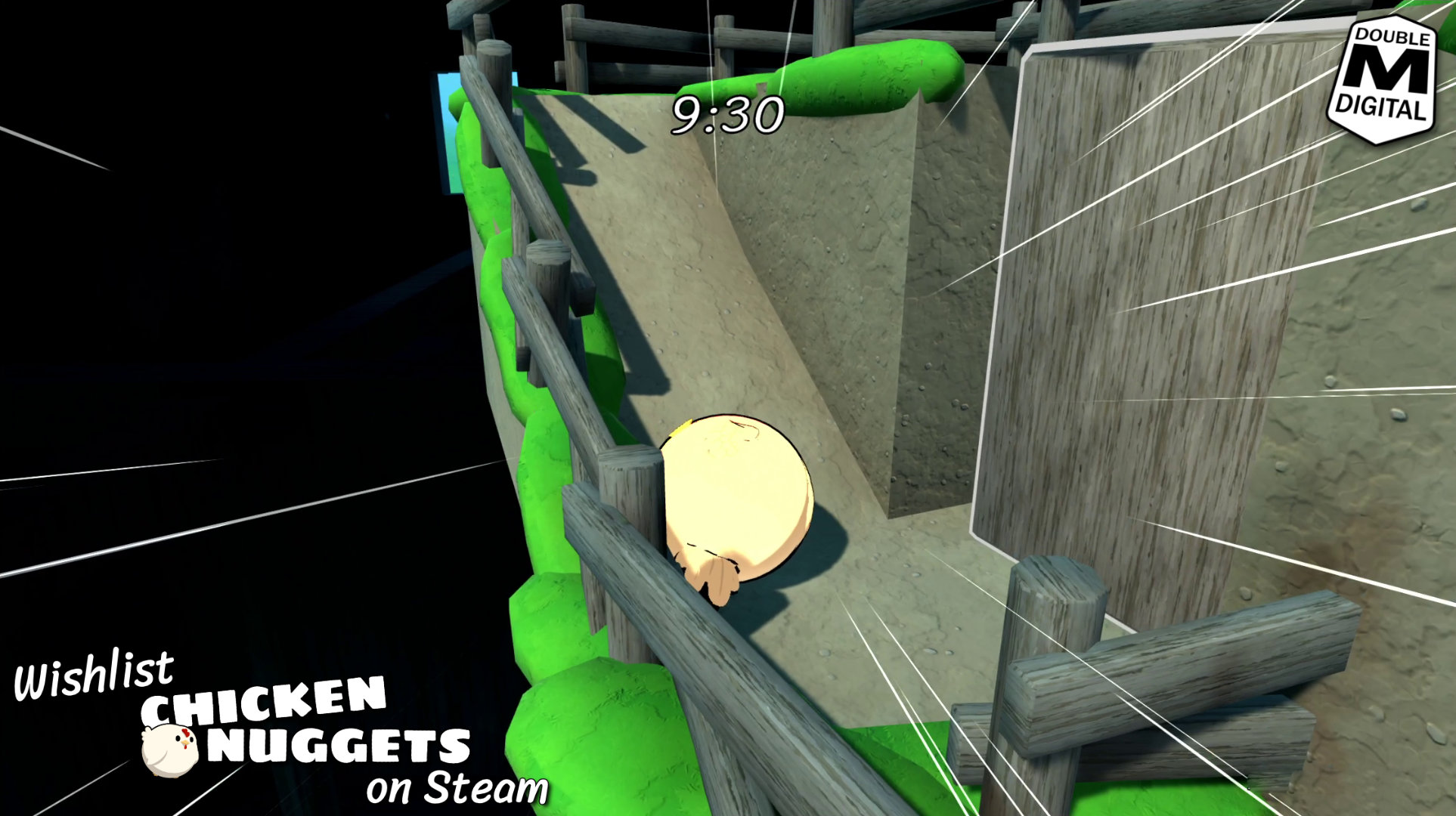 Screenshot from the Chickens Nuggets demo.