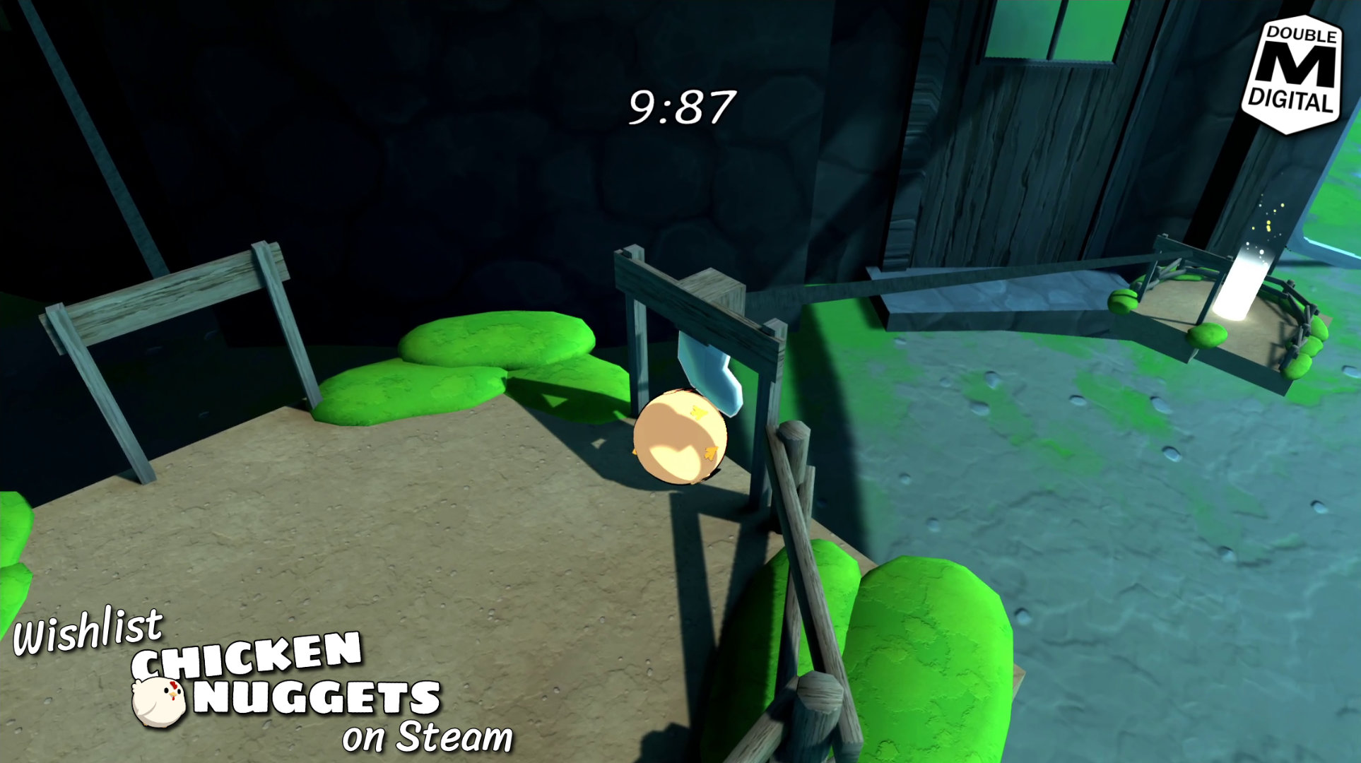 Screenshot from the Chickens Nuggets demo.