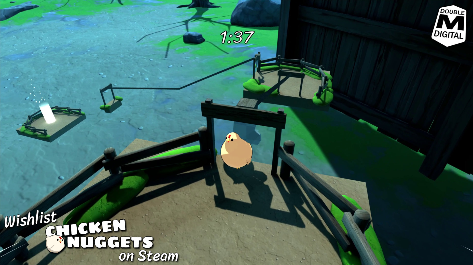 Screenshot from the Chickens Nuggets demo.